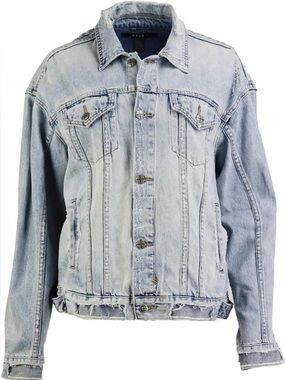 Ksubi Distressed Oversized Denim Jackets XS